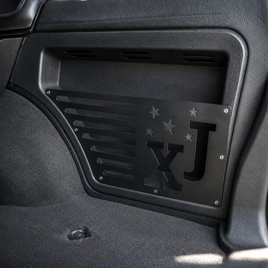 Indianhead 84-01 fits JEEP CHEROKEE XJ CARGO CUBBY PLATE POCKET COVER